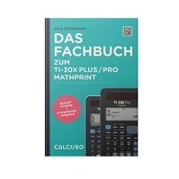 CALCUSO Standardní balíček: Technicko-vědecký kapesní kalkulátor TI-30X Pro MathPrint + Černé pouzdro na kalkulátor od WYNGS + U